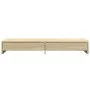 Soporte monitor y cajones madera roble Sonoma 100x27x15 cm de , Bases y elevadores para ordenadores - Ref: Foro24-854672, Pre...