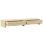 Soporte monitor y cajones madera roble Sonoma 100x27x15 cm de , Bases y elevadores para ordenadores - Ref: Foro24-854672, Pre...