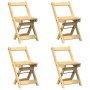 Set comedor plegable mariposa 5 pzas Corona madera pino marrón de , muebles para cocinas y comedores - Ref: Foro24-3295716, P...