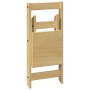 Set comedor plegable mariposa 5 pzas Corona madera pino marrón de , muebles para cocinas y comedores - Ref: Foro24-3295716, P...