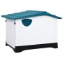 Caseta para perros polipropileno azul 90,5x68x66 cm de vidaXL, Casetas para perros - Ref: Foro24-152229, Precio: 118,66 €, De...