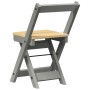 Sillas de comedor plegables 4 uds Corona madera pino gris de , Taburetes y sillas plegables - Ref: Foro24-4013438, Precio: 16...