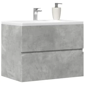 Mueble de baño madera de ingeniería gris hormigón 60x38,5x45 cm de , Muebles de baño - Ref: Foro24-856242, Precio: 43,86 €, D...