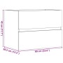 Mueble de baño madera de ingeniería gris hormigón 60x38,5x45 cm de , Muebles de baño - Ref: Foro24-856242, Precio: 42,85 €, D...