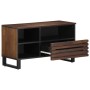 Mueble de TV madera maciza mango marrón 80x34x46 cm de , Almacenamiento para CD y DVD - Ref: Foro24-377521, Precio: 74,12 €, ...