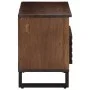 Mueble de TV madera maciza mango marrón 80x34x46 cm de , Almacenamiento para CD y DVD - Ref: Foro24-377521, Precio: 73,23 €, ...