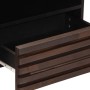 Mueble de TV madera maciza mango marrón 80x34x46 cm de , Almacenamiento para CD y DVD - Ref: Foro24-377521, Precio: 74,12 €, ...