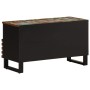 Mueble de TV madera maciza de acacia 80x34x46 cm de , Almacenamiento para CD y DVD - Ref: Foro24-377523, Precio: 68,20 €, Des...