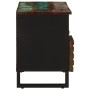 Mueble de TV madera maciza de acacia 100x34x46 cm de , Almacenamiento para CD y DVD - Ref: Foro24-377528, Precio: 84,58 €, De...