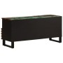 Mueble de TV madera maciza de acacia 100x34x46 cm de , Almacenamiento para CD y DVD - Ref: Foro24-377528, Precio: 84,58 €, De...
