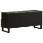 Solid acacia wood TV stand 100x34x46 cm by , CD and DVD storage - Ref: Foro24-377528, Price: 83,84 €, Discount: %