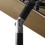 Sombrilla de 3 niveles con poste de aluminio gris taupé 3 m de vidaXL, Sombrillas - Ref: Foro24-313871, Precio: 100,99 €, Des...