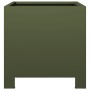 Jardinera hexagonal acero verde oliva 30x30x30 cm de , Maceteros y jardineras - Ref: Foro24-851191, Precio: 38,67 €, Descuent...