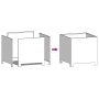 Jardinera hexagonal de acero inoxidable 30x30x30 cm de , Maceteros y jardineras - Ref: Foro24-851193, Precio: 47,77 €, Descue...