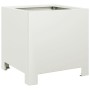 Jardinera hexagonal acero blanca 30x30x30 cm de , Maceteros y jardineras - Ref: Foro24-851187, Precio: 38,78 €, Descuento: %