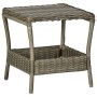 Mesa de jardín ratán sintético marrón 45x45x46,5 cm de vidaXL, Mesas de jardín - Ref: Foro24-313308, Precio: 61,71 €, Descuen...