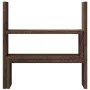 Organizador de escritorio ajustable marrón roble 40x17x41 cm de , Bases y elevadores para ordenadores - Ref: Foro24-854766, P...