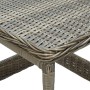 Mesa de jardín ratán sintético marrón 45x45x46,5 cm de vidaXL, Mesas de jardín - Ref: Foro24-313308, Precio: 61,71 €, Descuen...