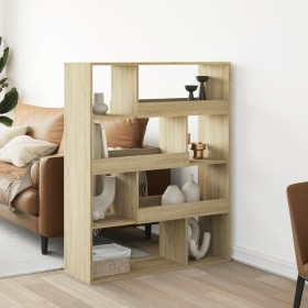 Estantería de madera de ingeniería roble Sonoma 100x33x125,5 cm de , Librerías y estanterías - Ref: Foro24-3309332, Precio: 9...