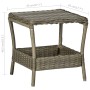 Mesa de jardín ratán sintético marrón 45x45x46,5 cm de vidaXL, Mesas de jardín - Ref: Foro24-313308, Precio: 61,71 €, Descuen...