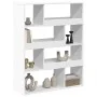 Separador de ambientes madera ingeniería blanco 100x33x125,5 cm de , Librerías y estanterías - Ref: Foro24-3309483, Precio: 1...