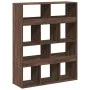 Separador de ambientes madera marrón roble 100x33x125,5 cm de , Librerías y estanterías - Ref: Foro24-3309525, Precio: 97,96 ...
