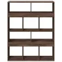 Separador de ambientes madera marrón roble 100x33x125,5 cm de , Librerías y estanterías - Ref: Foro24-3309525, Precio: 97,96 ...