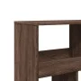 Separador de ambientes madera marrón roble 100x33x125,5 cm de , Librerías y estanterías - Ref: Foro24-3309525, Precio: 97,96 ...