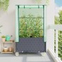 Arriate con cubierta invernadero aspecto ratán 80x50x182 cm de , Maceteros y jardineras - Ref: Foro24-4015836, Precio: 128,82...