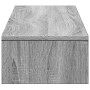 Soporte de monitor con cajones madera gris Sonoma 100x27x15 cm de , Bases y elevadores para ordenadores - Ref: Foro24-854675,...