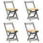 Set comedor plegable mariposa 5 pzas Corona madera pino gris de , muebles para cocinas y comedores - Ref: Foro24-3295718, Pre...
