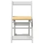 Folding dining chairs 4 pcs Crown white pine wood by , Folding stools and chairs - Ref: Foro24-4013436, Price: 165,01 €, Disc...