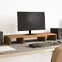 Soporte elevador pantalla ajustable roble artisian 80x24x10,5cm de , Bases y elevadores para ordenadores - Ref: Foro24-854642...