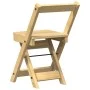 Folding dining chairs 4 pcs Crown pine wood brown wax by , Folding stools and chairs - Ref: Foro24-4013434, Price: 154,43 €, ...
