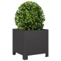 Jardinera de acero negra 30x30x30 cm de , Maceteros y jardineras - Ref: Foro24-851185, Precio: 36,58 €, Descuento: %