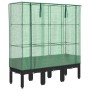 Arriate con cubierta invernadero aspecto ratán 120x40x140 cm de , Maceteros y jardineras - Ref: Foro24-4015820, Precio: 107,5...