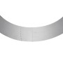 Set 10 paneles divisorios flexibles de acero galvanizado 100x14 cm de vidaXL, Ribetes y bordes para jardín - Ref: Foro24-2717...