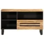 Mueble de TV madera maciza de mango rugosa 80x34x46 cm de , Almacenamiento para CD y DVD - Ref: Foro24-377519, Precio: 65,15 ...
