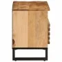 Mueble de TV madera maciza de mango rugosa 80x34x46 cm de , Almacenamiento para CD y DVD - Ref: Foro24-377519, Precio: 65,15 ...