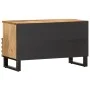 Mueble de TV madera maciza de mango rugosa 80x34x46 cm de , Almacenamiento para CD y DVD - Ref: Foro24-377519, Precio: 65,15 ...