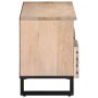 Mueble de TV madera maciza de mango 100x34x46 cm de , Almacenamiento para CD y DVD - Ref: Foro24-377527, Precio: 84,46 €, Des...