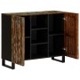 Aparador de madera maciza acacia 90x34x75 cm de , Taquillas y armarios de almacenamiento - Ref: Foro24-377578, Precio: 118,88...