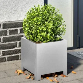 Jardinera hexagonal de acero galvanizado 30x30x30 cm de , Maceteros y jardineras - Ref: Foro24-851195, Precio: 33,86 €, Descu...
