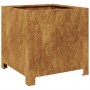 Jardinera de acero oxidado 40x40x40 cm de , Maceteros y jardineras - Ref: Foro24-851211, Precio: 51,45 €, Descuento: %