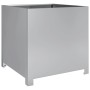 Jardinera de acero galvanizado 50x50x50 cm de , Maceteros y jardineras - Ref: Foro24-851218, Precio: 72,85 €, Descuento: %