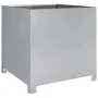 Jardinera de acero galvanizado 50x50x50 cm de , Maceteros y jardineras - Ref: Foro24-851218, Precio: 69,76 €, Descuento: %