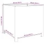 Jardinera de acero galvanizado 50x50x50 cm de , Maceteros y jardineras - Ref: Foro24-851218, Precio: 69,76 €, Descuento: %