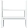 Organizador de escritorio ajustable madera blanco 40x17x41 cm de , Bases y elevadores para ordenadores - Ref: Foro24-854760, ...