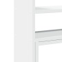 Organizador de escritorio ajustable madera blanco 40x17x41 cm de , Bases y elevadores para ordenadores - Ref: Foro24-854760, ...