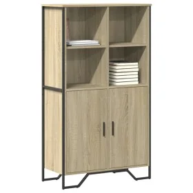 Aparador alto madera ingeniería roble Sonoma 79,5x35,5x137,5 cm de , Aparadores - Ref: Foro24-3295308, Precio: 115,66 €, Desc...